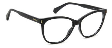Premium Women Polaroid Eyeglasses: PLD D463 - Black(2) - SpecSMART Eye Clinic (Diagonal View)